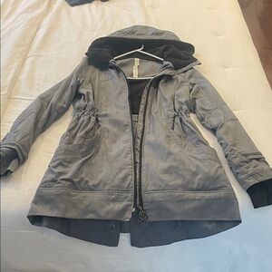 Women's Lululemon Gray Hooded Jacket